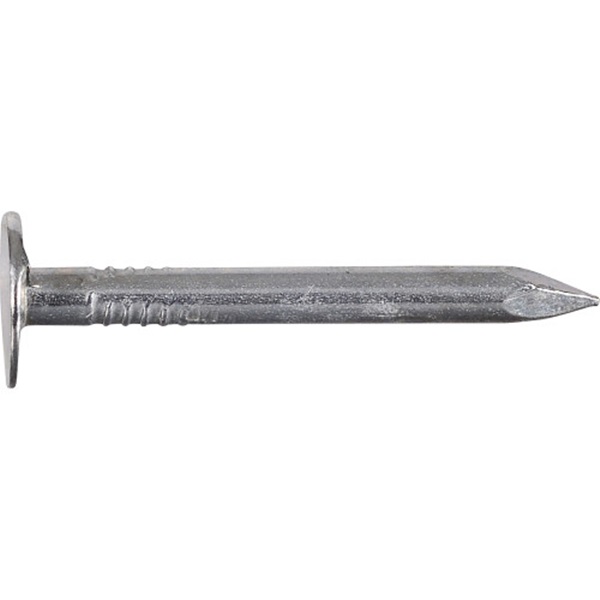 Roofing Nails, Fas-N-Tite, Electro-Galvanized, 1-1/4 in, 1 lb, - 2