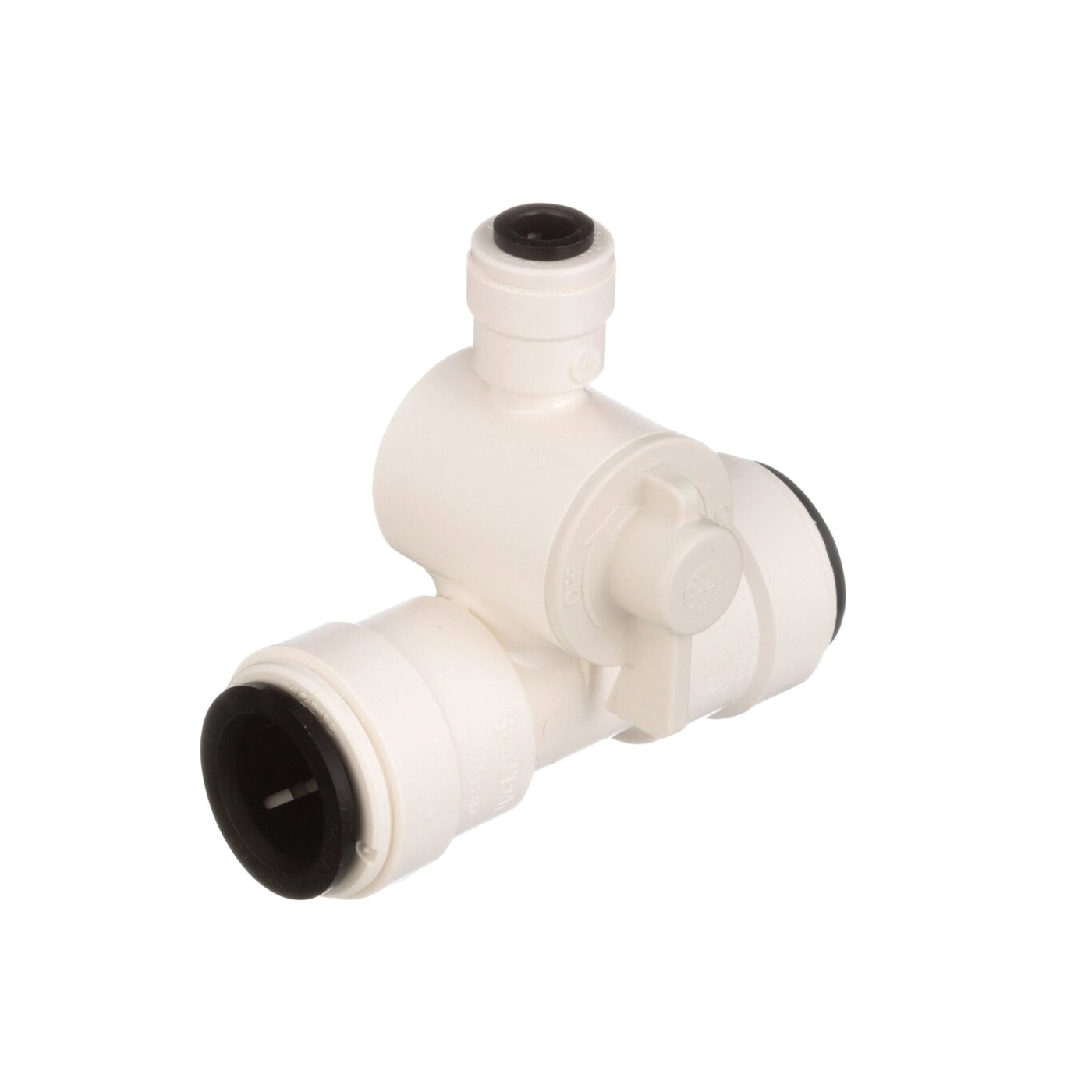 Watts 35 Series 3550-1004 Ice Maker Tee Valve, 1/2 x 1/2 x 1/4 in Connection, CTS x CTS x OD, 100 to 250 psi Pressure