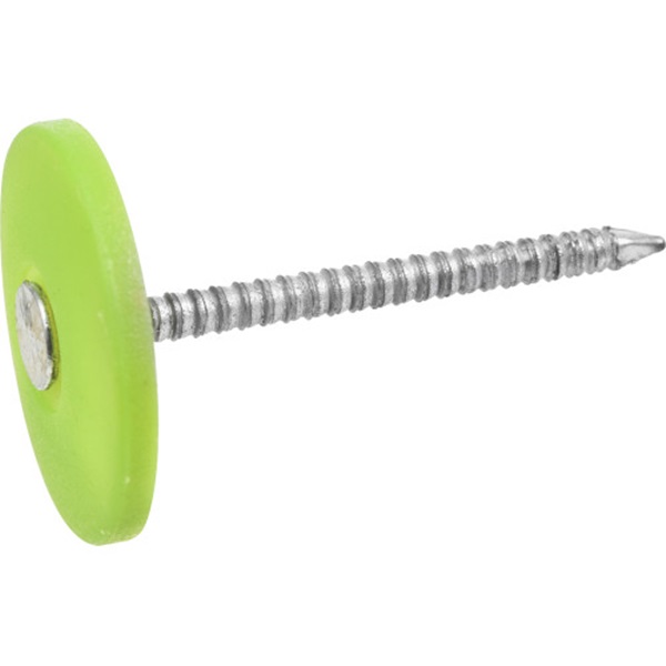 Hillman 461441 Roofing Nail, 1-1/4 in L, Round Head, 12 ga
