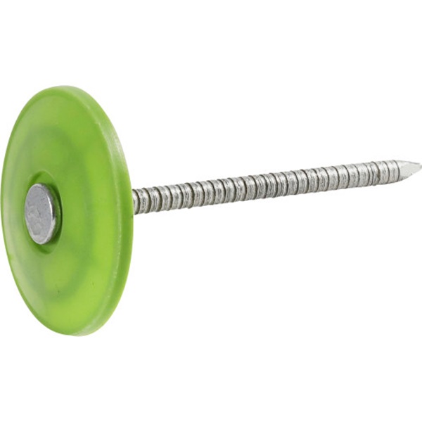 Hillman 461444 Roofing Nail, 1-3/4 in L, Round Head, 12 ga