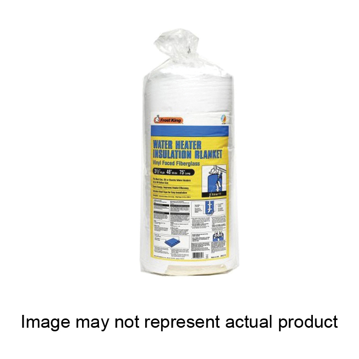 Frost King SP57/67 Insulation Blanket, 2 in Thick, 6.7, Fiberglass/Vinyl