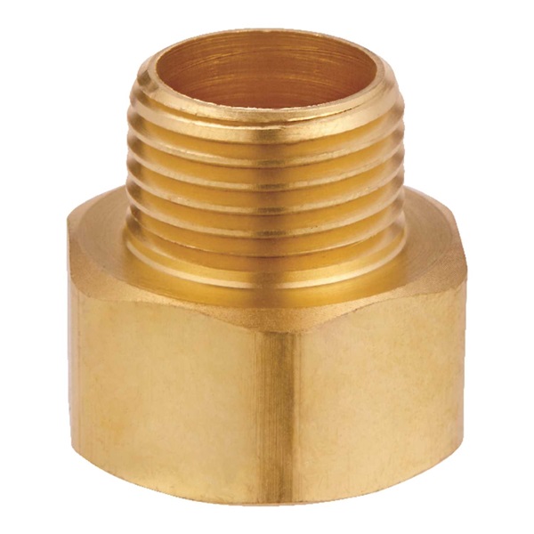 ACE GT3066 A Hose Adapter, 3/4 in, FHT, 1/2 in, MPT, Brass - 1
