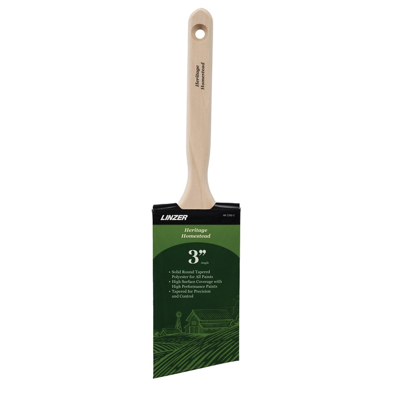 HH2760-3 Angle Sash Brush, 3 in W, 3-1/4 in L Bristle, Polyester Bristle