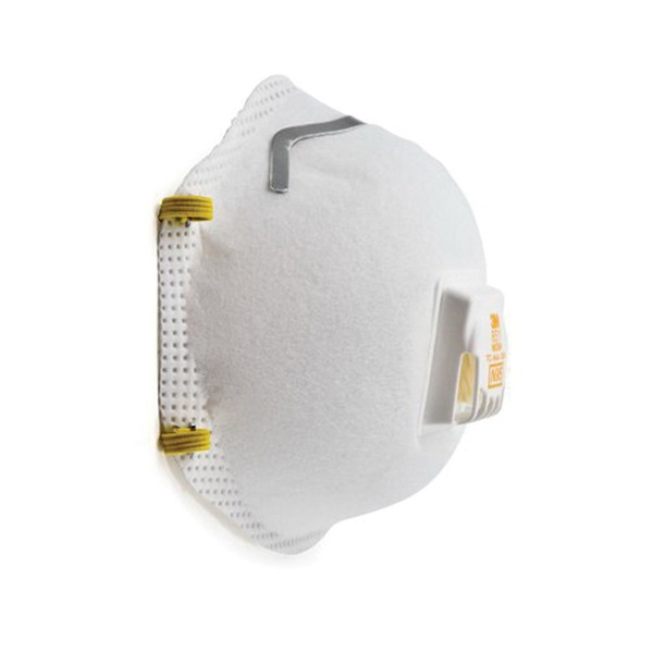 3M Cool Flow Pro 8511PA1-W Paint Sanding Respirator, Universal Mask, N95 Filter Class, White - 3