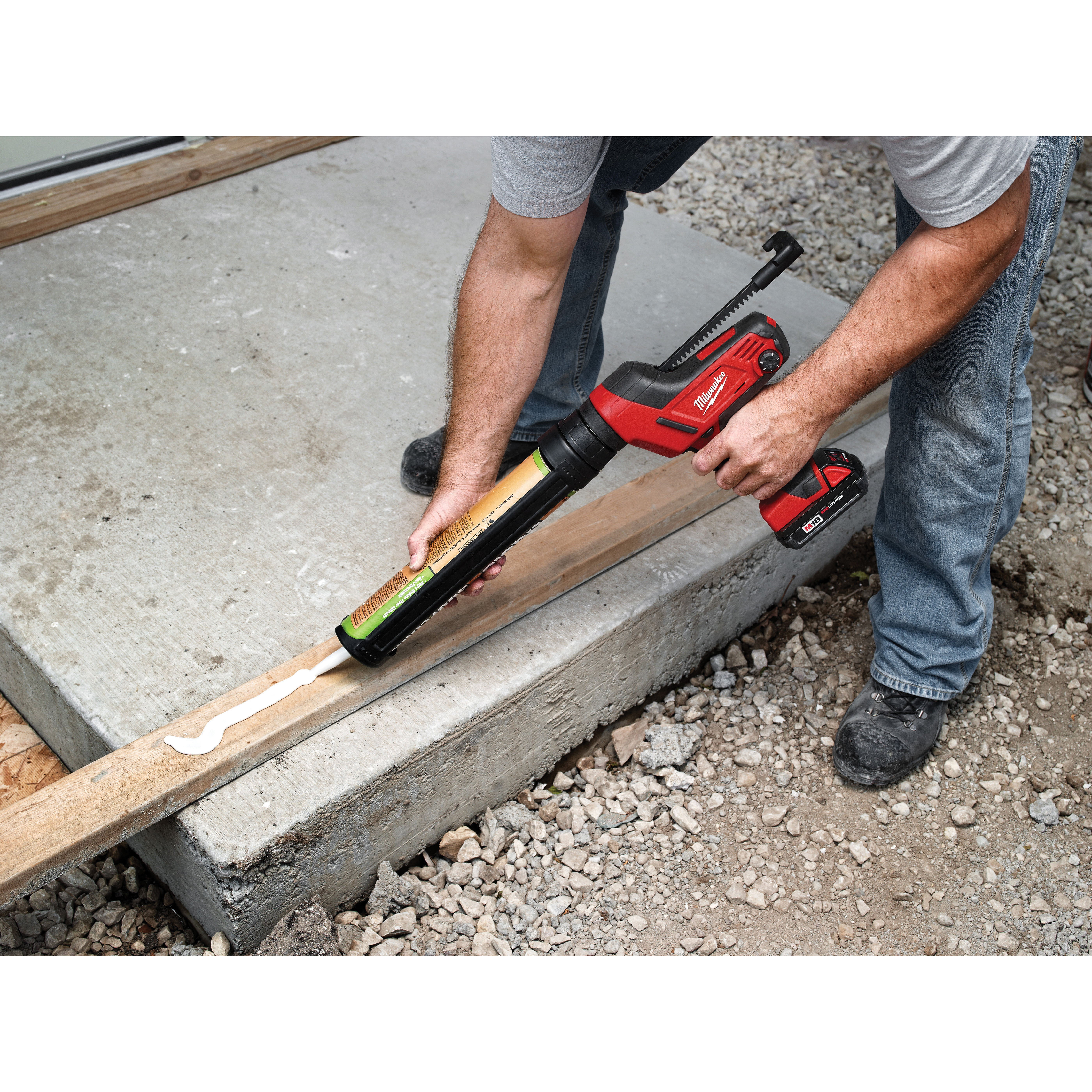 Cordless M18 Caulk Gun, Milwaukee, 10 oz Cartridge, Tool Only - 4