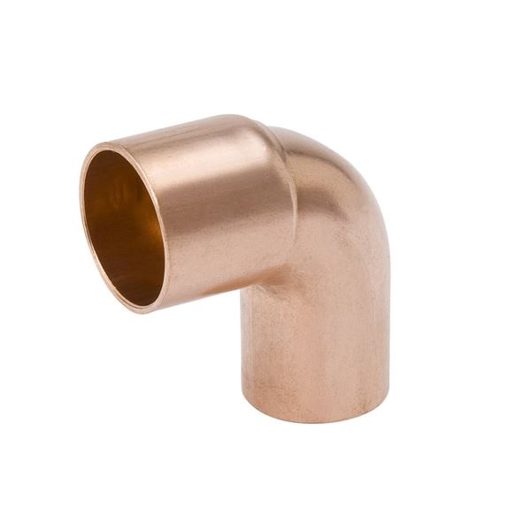 Streamline W 02344 Street Pipe Elbow, 1 in, Sweat x FTG, 90 deg Angle, Copper, 700 psi Pressure