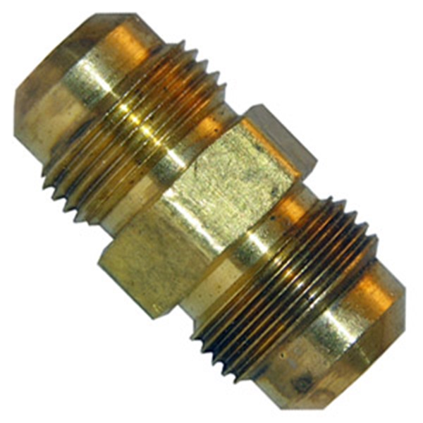 17-4211 Pipe Union, 1/4 in, Flare, Brass, 150 psi Pressure