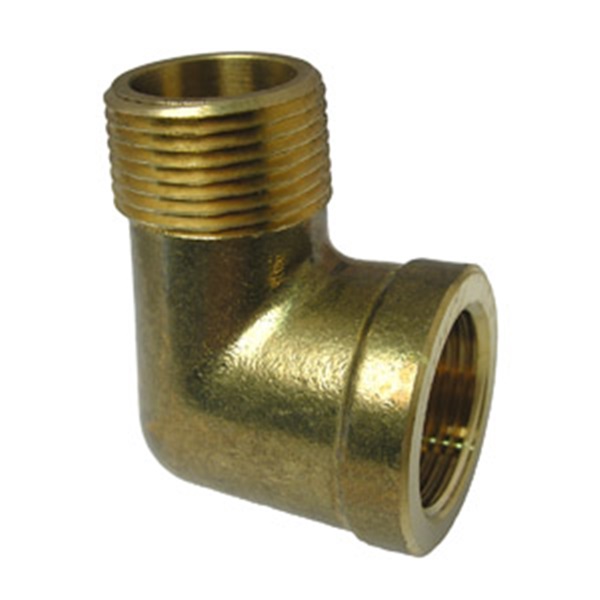 17-9079 Street Pipe Elbow, 3/4 in, FIP x MIP, 90 deg Angle, Brass, 125 psi Pressure