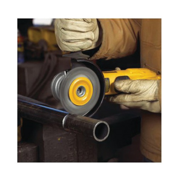 DEWALT DW49201 Wire Wheel, 5 in Dia, 5/8-11 Arbor/Shank, Knotted, Stringer Bead Bristle, 0.02 in Dia Bristle