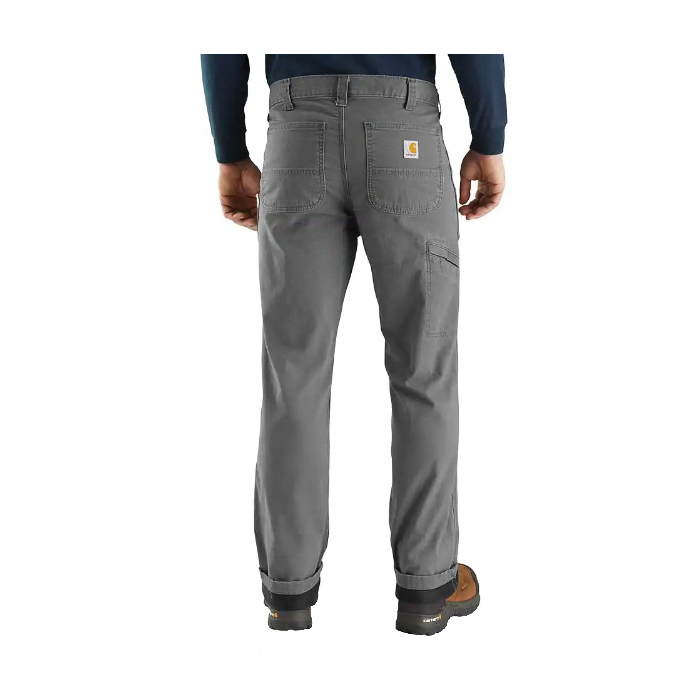 Carhartt 103342-03930 40A Rigby Dungaree Pants, 40 in Waist, 30 in L Inseam, Gravel, Relaxed Fit - 2