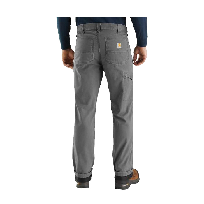 Carhartt 103342-03930 32A Rigby Dungaree Pants, 32 in Waist, 30 in L Inseam, Gravel, Relaxed Fit - 3