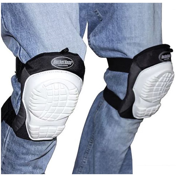 Bucket Boss 94200 Knee Pad, Soft Rubber Cap, Foam Pad, 2 -Strap, Straps with Hook and Loop Closure - 4