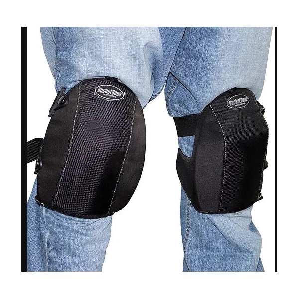 Bucket Boss GelDome Series 95300 Knee Pad, Poly Fabric Cap, Foam Pad, 2-Strap, Straps with Buckle Closure