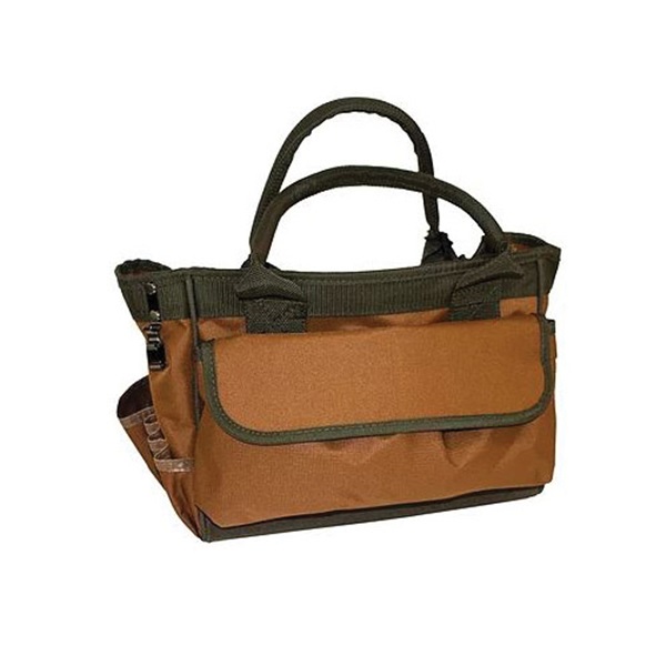 Bucket Boss Gatemouth Series 60088 Tote Tool Bag, 12-Pocket, Poly Ripstop