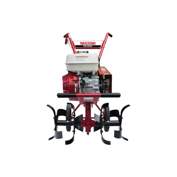 Maxim MT PRO RMT55H Rental Tiller, 163cc Honda GX160 Engine, 26 in Max Tilling W, 10 in Max Tilling D, Slasher Tine