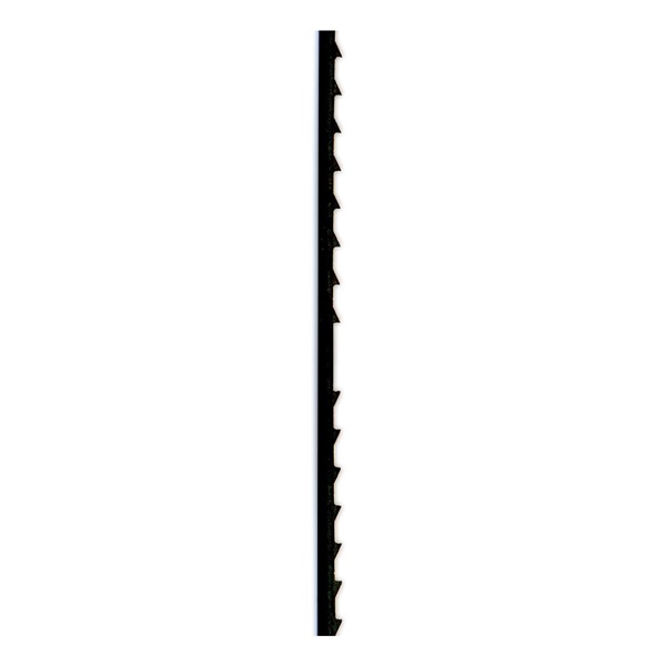 Olson FR44602 Scroll Saw Blade, Reverse Teeth, 12.5 TPI, 0.038 in W, 5 in L, Steel Cutting Edge - 4