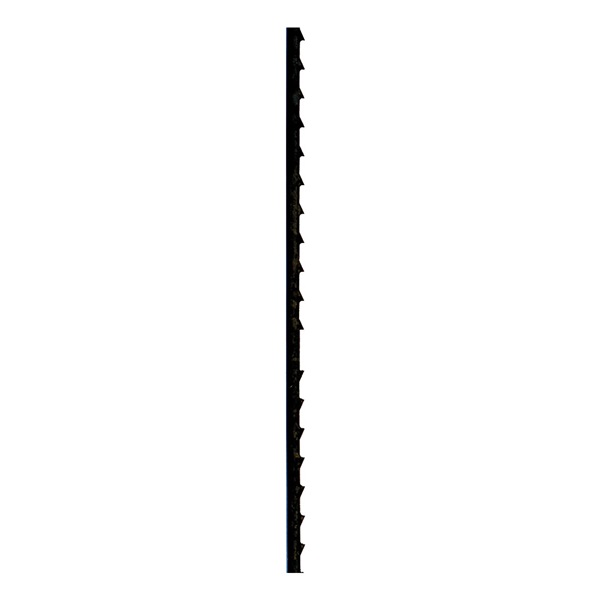 Olson FR44602 Scroll Saw Blade, Reverse Teeth, 12.5 TPI, 0.038 in W, 5 in L, Steel Cutting Edge - 5