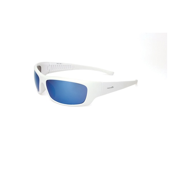 7487 Safety Glasses, Anti-Fog, Scratch-Resistant Lens, Full Frame, Matte White Frame
