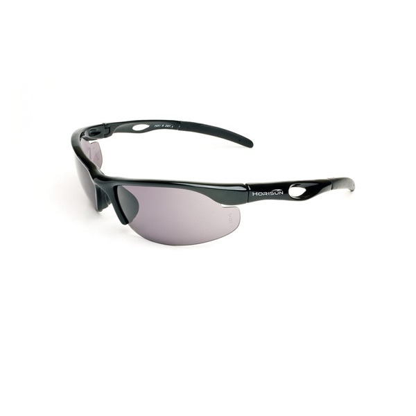7431 Safety Glasses, Anti-Fog, Scratch-Resistant Lens, Half Frame, Shiny Black Frame