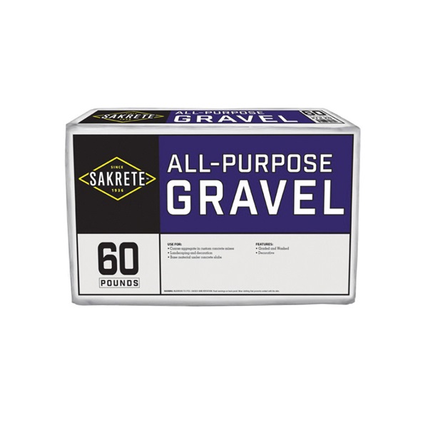 205.50.AG Gravel, Gray, 60 lb, Bag