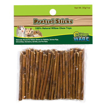 Ware 03152 Pretzel Stick, Chinchillas, Gerbils, Guinea Pigs, Hamsters, Pet Rats, Rabbits, 1 oz Pack