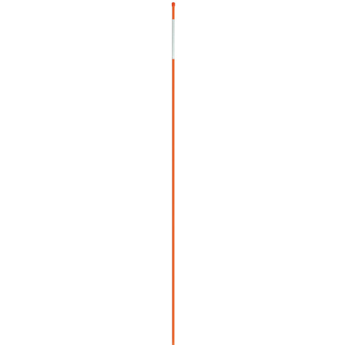 Hillman 848638 Reflective Staff, In Ground Mounting, Orange Post, Fiberglass Post