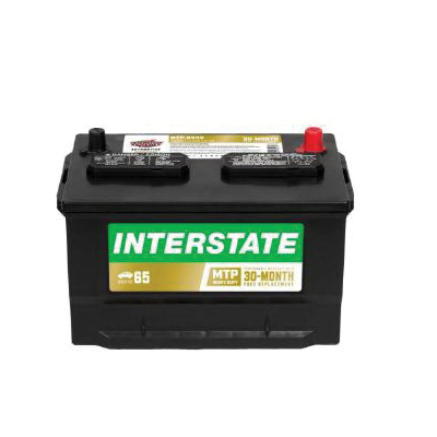 Interstate Batteries MTP Series MTP 65HD Wet Battery, 850 A Cranking Current, 65 Battery, 12 V Battery