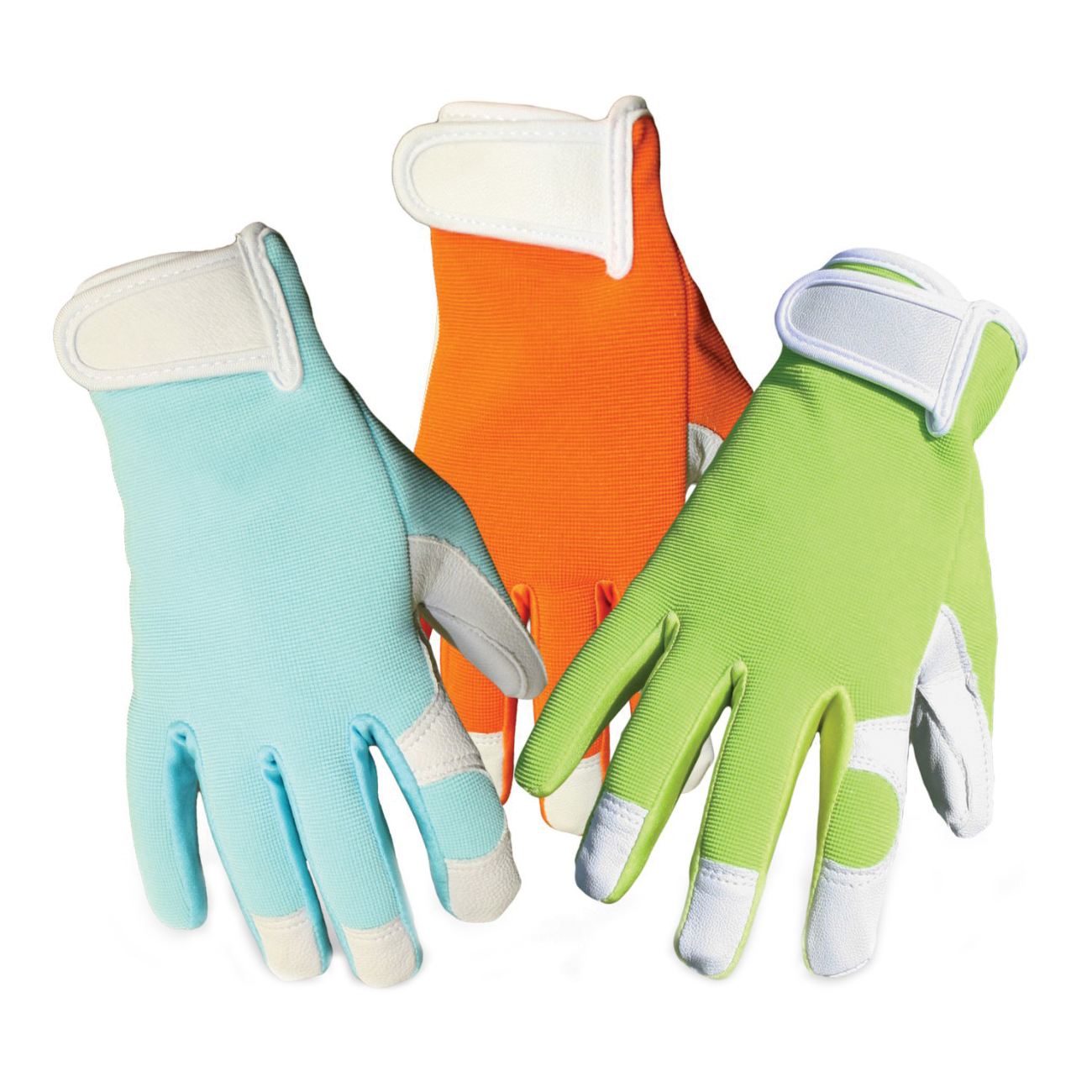 781 Gardening Gloves, Women's, One-Size, Adjustable Cuff, Spandex Back, Assorted