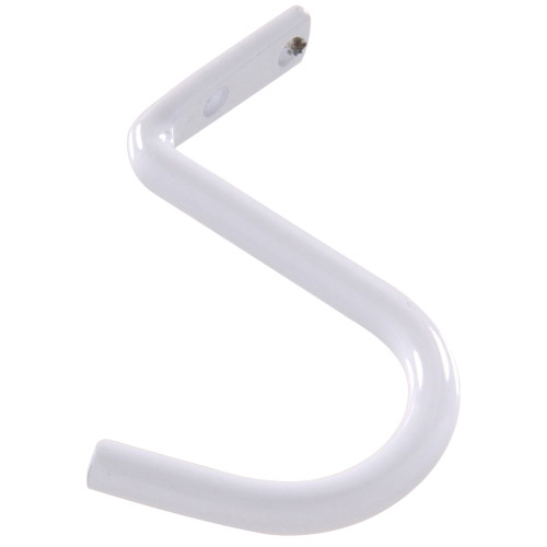 Hardware Essentials 853037 Closet Rod Center Support, Steel, White