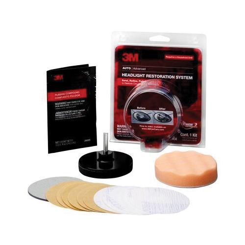 3M 39008 Headlight Restoration Kit - 3