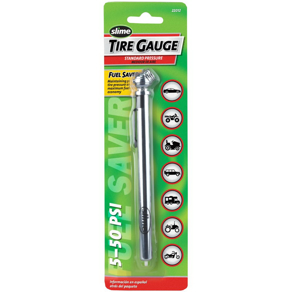 Slime 249744 Tire Gauge, 5 to 50 psi