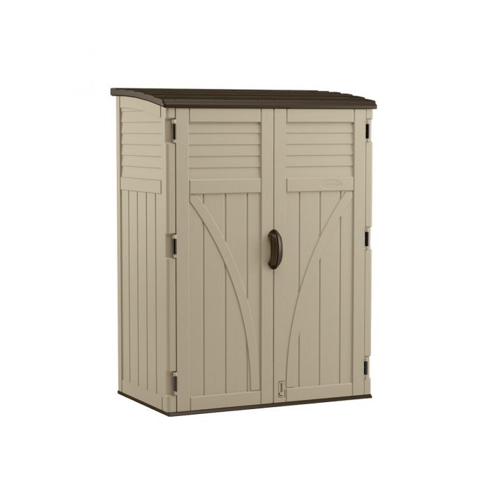 Suncast 4 ft. x 2 ft. Plastic Horizontal Storage Shed with Floor Kit Suncast 4 ft. x 2 ft. Plastic Horizontal Storage Shed with Floor Kit