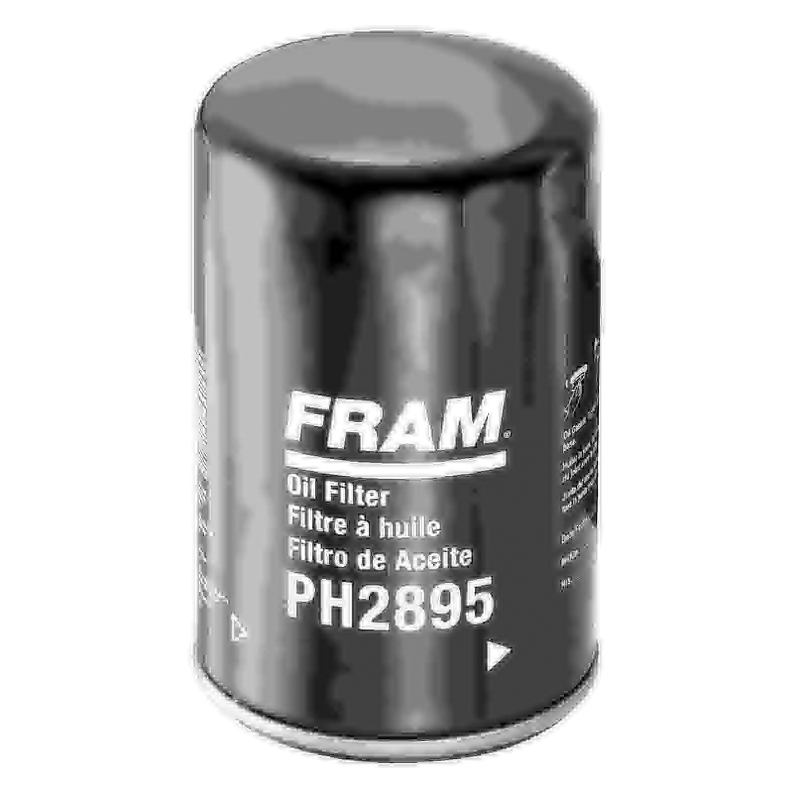 Fram PH2895 Spin-On Oil Filter, 3/4-16 Connection, 2.994 in OD x 4.886 in H