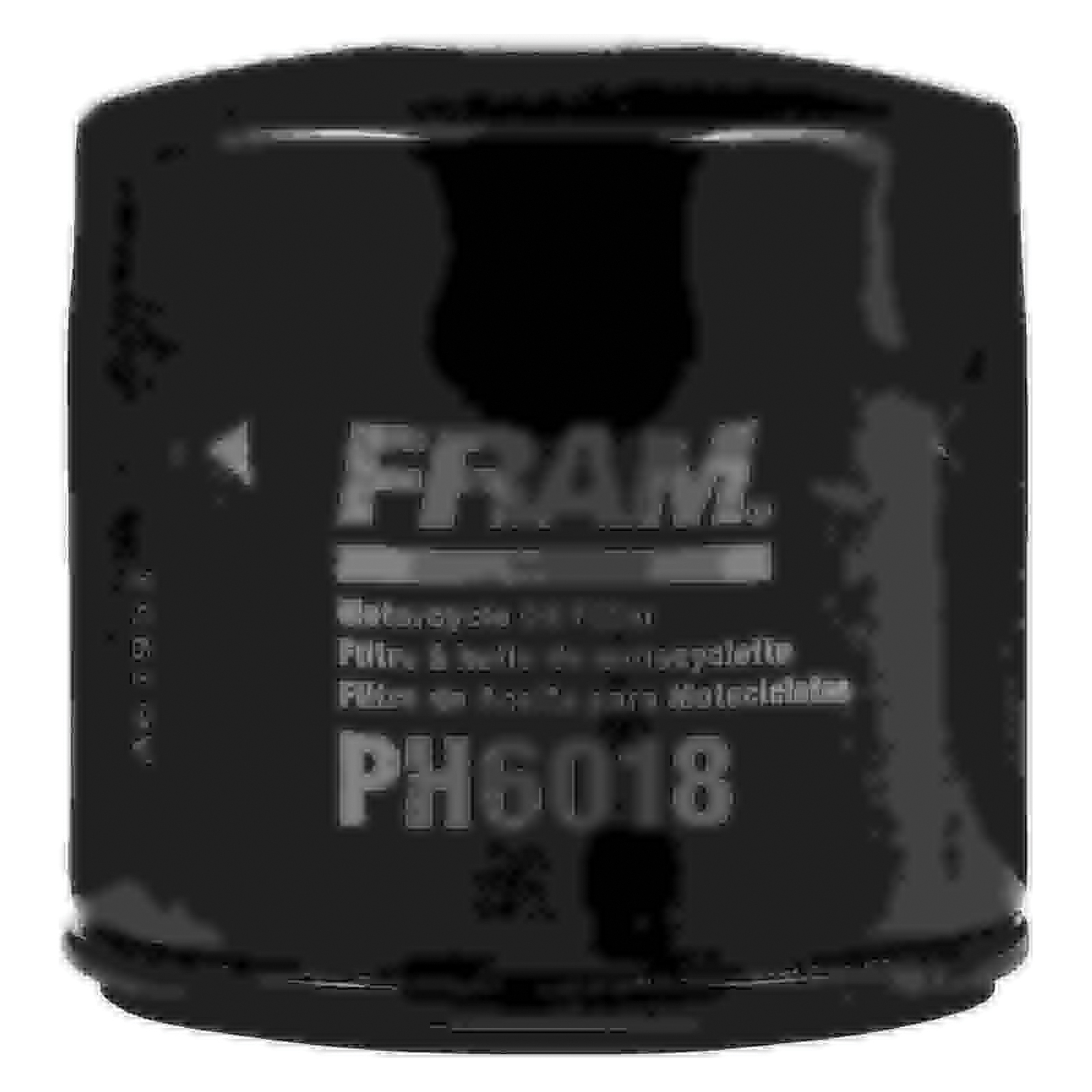 Fram PH6018 Full Flow Spin-On Oil Filter, 20 mm Connection, 2.688 in OD x 2.641 in H