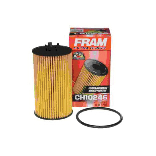 Fram Extra Guard CH10246 Cartridge Oil Filter, Fibers, Resin Filter Media, 1.063 in ID x 2.264 in OD x 4.134 in H