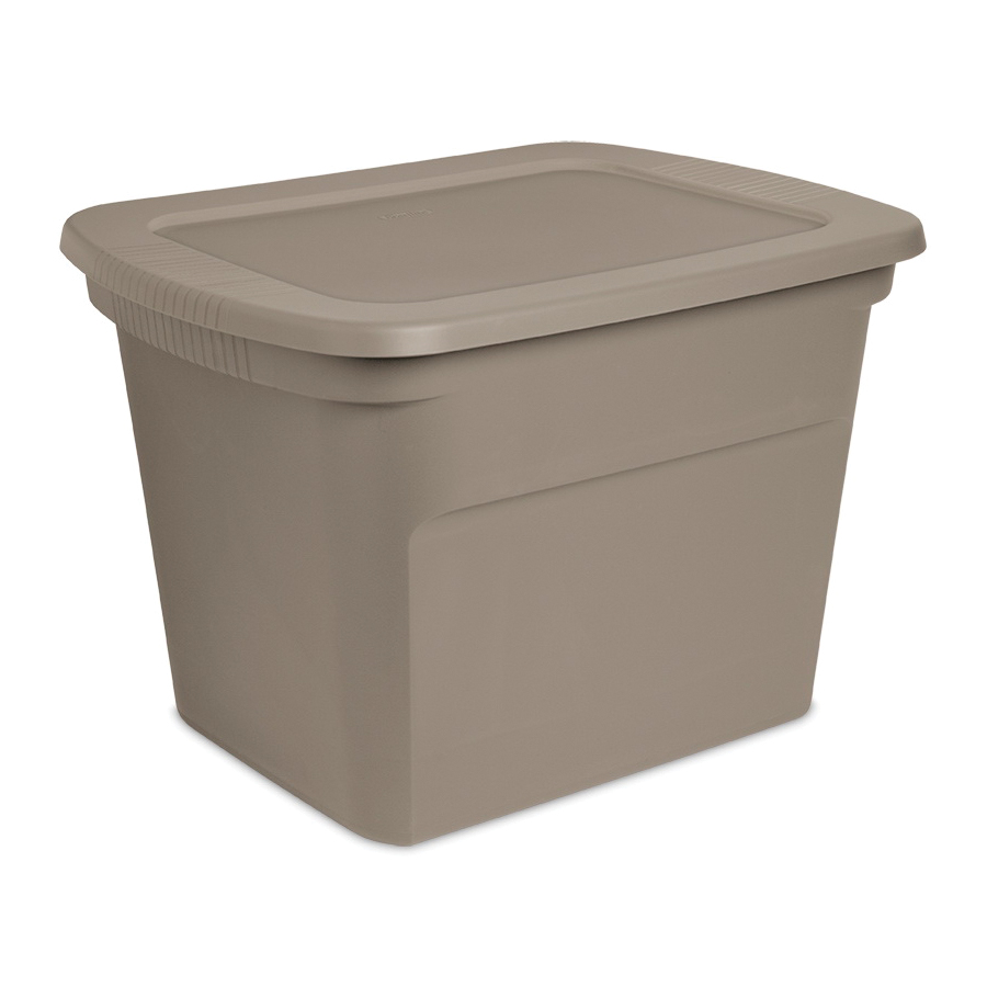 Sterilite 17316508 Storage Tote, Plastic, Hazelwood, 23-1/2 in L, 18-3/8 in W, 16-1/8 in H