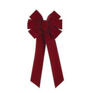 Holidaytrims 6577 Gift Bow, Burgundy, Christmas Occasions