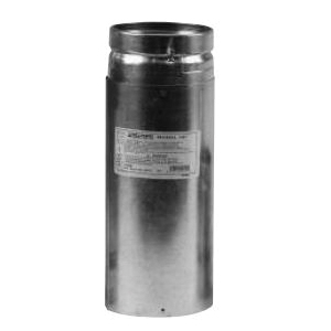 244086 Adjustable Pellet Pipe, 4 in Dia, 12 in L, Stainless Steel