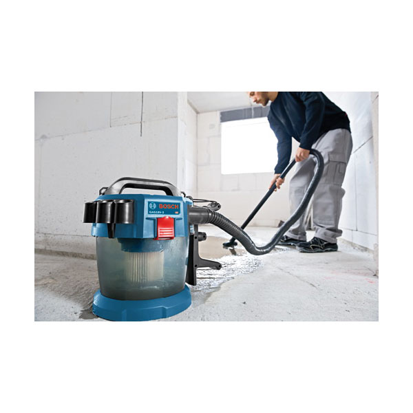 Bosch GAS18V-3N Vacuum Cleaner, 2.6 gal Vacuum, 51 cfm Air, 18 V Battery, Lithium-Ion Battery, 6 Ah
