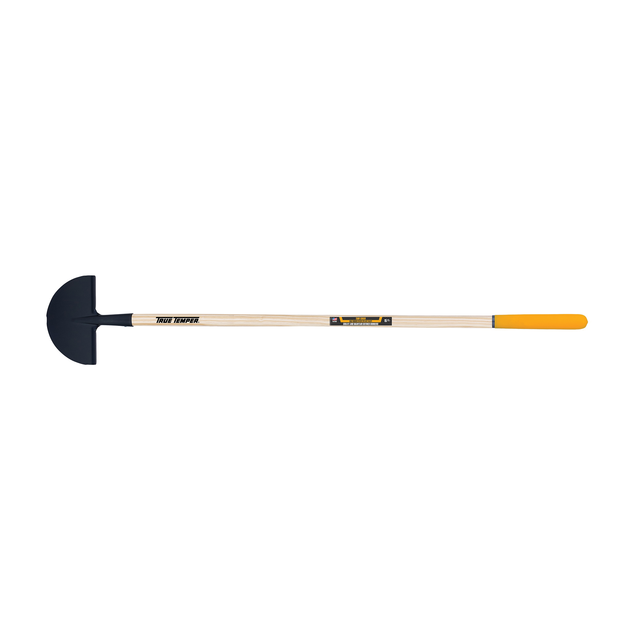 Turf Edger, True Temper, 8.88 in W Blade, Hardwood Handle, Cushion-Grip Handle, 53 in OAL - 2