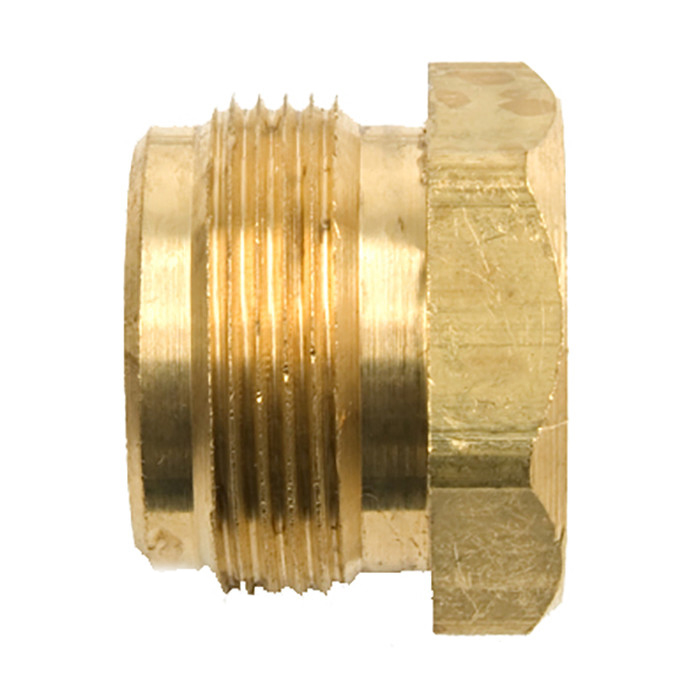 Mr. Heater F276140 Cylinder Adapter, 1 x 1/4 in, MPT x FPT, Brass - 1