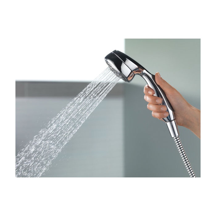 DELTA 75700SN Hand Shower, 1/2 in Connection, 2.5 gpm, 7-Spray Function, Satin Nickel, 6 ft L Hose - 5