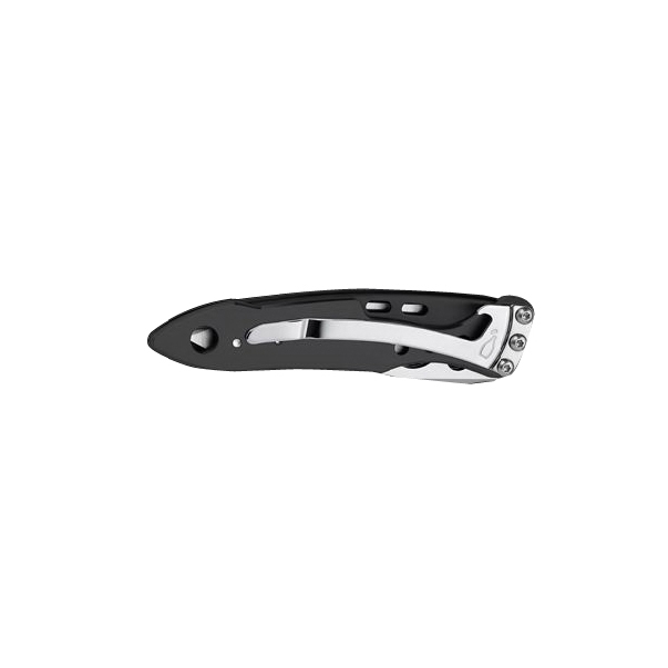 Leatherman SKELETOOL KB Series 832385 Knife, Black Handle, 2.6 in L Blade, Aluminum/Stainless Steel Blade, 3.45 in OAL - 2