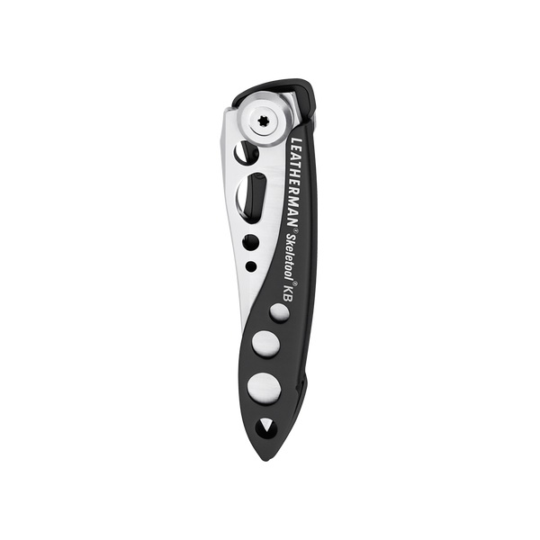 Leatherman SKELETOOL KB Series 832385 Knife, Black Handle, 2.6 in L Blade, Aluminum/Stainless Steel Blade, 3.45 in OAL - 4