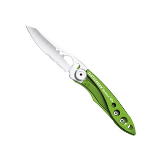 LEATHERMAN SKELETOOL KB Series 832384 Knife, 2.6 in L Blade, Aluminum/Stainless Steel Blade, 3.45 in OAL - 1