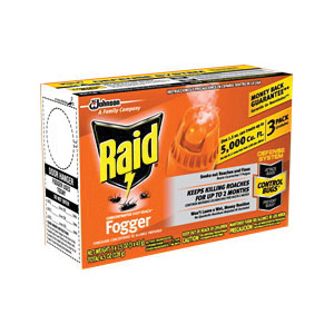 Raid 74251 Concentrated Fogger, 1.5 oz Capacity, 5000 cu-ft Coverage Area