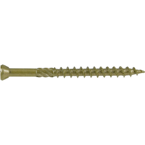 Trim Screw, Power Pro, Exterior, Star-Drive, Flat-Head, #8 x 2 in, 5 lb - 4