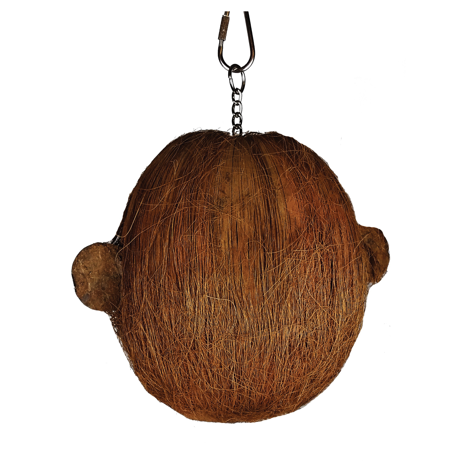 a&e Happy Beaks HB46581 Monkey Bird Toy, Coco Fiber/Coconut Shell/Cuttlebone/Wood, Assorted - 3