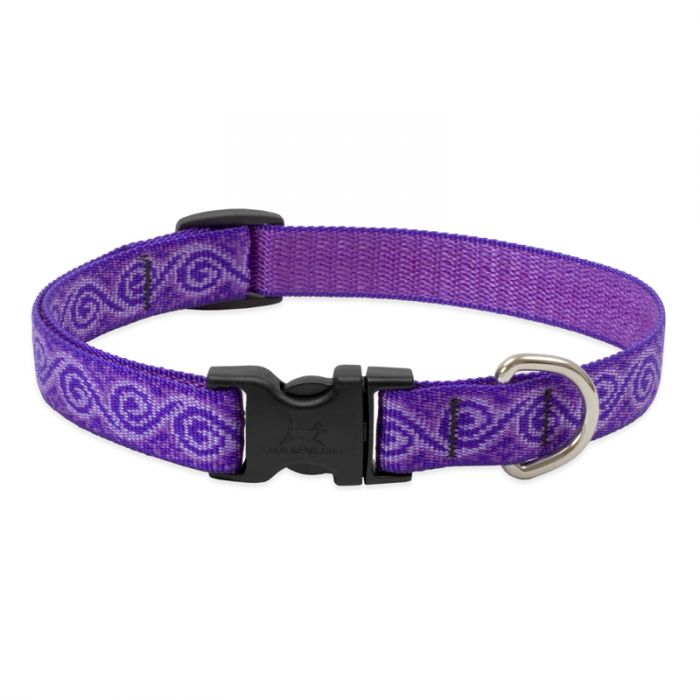 LupinePet Original Designs Series 96901 Dog Collar, Jelly Roll, 9 to 14 in, 3/4 in W, Nylon