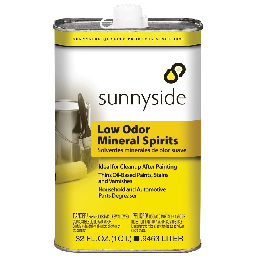 80332 Low Odor Mineral Spirits, Liquid, Petroleum, Clear, 1 qt, Can